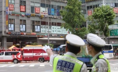 서울 종로 르메이에르 빌딩 흔들림 신고…원인 파악중