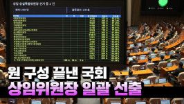 [영상] '54일' 만에 원 구성 끝낸 국회...18개 상임위원장 일괄 선출