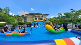 보성군 청소년문화의집 워터쇼 성황...청소년·주민 교류의 장