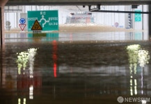 [중부 물폭탄] 홍천강 홍천교 지점 홍수주의보 발령
