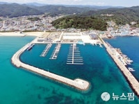 8년만의 탄생 하늘에서 본 울진 후포국제마리나항만