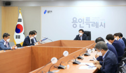 이상일 용인시장 하천변 산책로 신속 정비·코로나19 대응 직원 특별휴가
