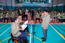 전국장애인체육대회광주선수단결단식