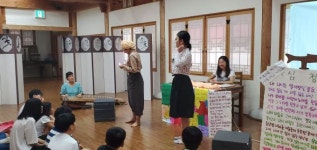 섬진강기차마을 달리는 기차에서 22일 심청길 비밀레시피 연극 공연