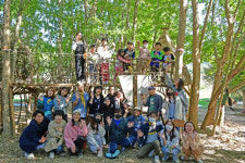 곡성군 미래교육재단 섬진강 제월섬 나무집짓기 워크숍 마무리