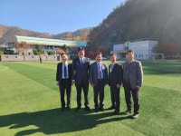 신경호 교육감, 태백중학교·태백기계공고 방문