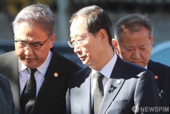 합동분향소 찾은 한덕수 국무총리 - 박진 - 이상민 장관