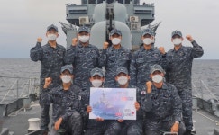 평택 해군 2함대, 청주함 장병들 우리는 하나