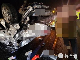 천안 경부고속도로 입장휴게소 인근서 3중 추돌...운전자 바꿔치기 적발
