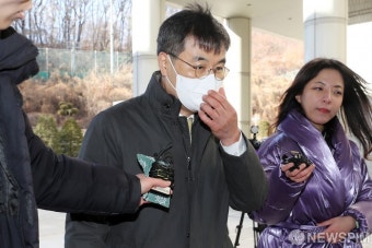 '고(故) 이예람 중사 사망 사건 불법 개입 혐의'  전익수  공판 출석
