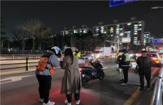 대전둔산서, 이륜차 불법행위 합동단속
