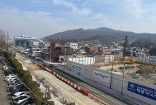 청주 대성로 1단계 확장 공사 내달 완료...교통체증 해소 기대