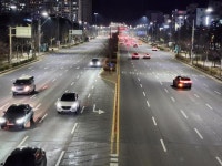 대전 월드컵보도육교~수정초네거리 밝아졌다...조도개선 마무리