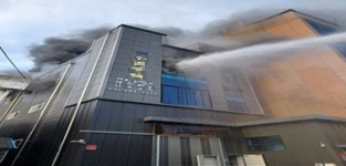 부천 도당동 공장서 큰 불 1시간 40분만에 진압...인명피해 없어
