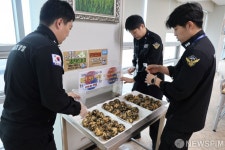 동해해경, 주먹밥 야간 비상급식 체험