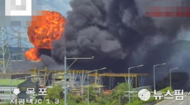 [종합] 화성 자원순환시설서 큰 불...서해안고속도로 일부 통제