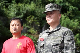군 검찰 출석하는 박정훈 전 해병대 수사단장