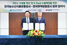 무보·aT, K-푸드 영토 확장 손잡았다…수출안전망 강화
