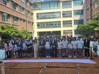 고준호 경기도의원 파주 지산중학교 환경개선공사 준공식 참석