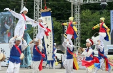 평창군민이 하나된 제3회 평창농악축제의 현장