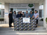 양양 강현면 울타리회 이웃돕기 물품 기탁