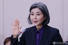 김행 여성가족부 장관 후보자, "선서 합니다"
