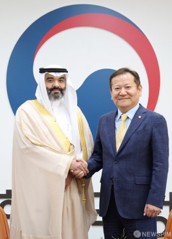이상민 장관, 사우디 통신정보기술부 장관 접견