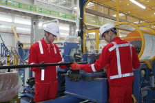 [르포] 아시아 최대 해저케이블 공장 분주…LS전선, 국내 넘어 해외로