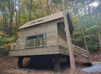 괴산 조령산휴양림 트리하우스 3개동 준공