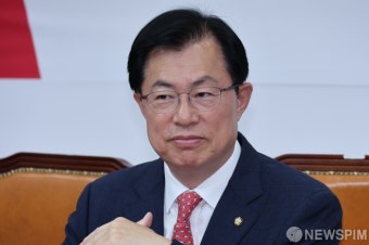 원외당협위원장 간담회 자리한 이만희 국민의힘 사무총장