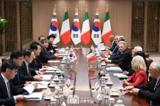 尹대통령 한-이탈리아, 교역·투자 잠재력 매우 커…수소·AI·우주 등 협력 강화