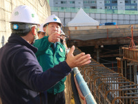 서철모 서구청장, 갈마 복합커뮤니티센터 신축 현장 찾아