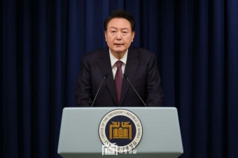 대국민 담화하는 윤석열 대통령