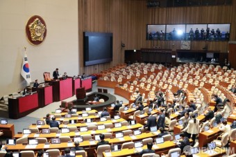 국회 본회의, 야당 단독 손준성 - 이정섭 검사 탄핵소추안 표결
