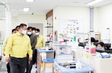 김경일 파주시장, 파주병원 비상진료 현장방문