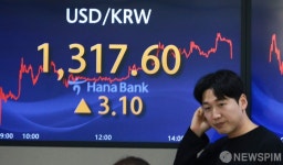 3원 상승한  원/달러 환율