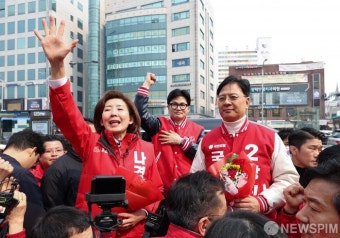 동작구 지원유세나선 한동훈 위원장