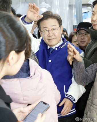 인천 찾은 이재명 더불어민주당 대표
