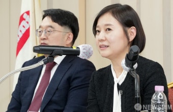 입장 밝히는 임주현 한미사이언스 사장