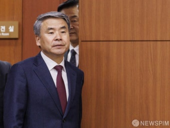 방산협력 공관장 회의 입장하는 이종섭 주호주 대사
