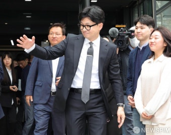당사 나서는 한동훈 총괄선대위원장
