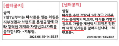 개인택시조합 충주시지부, 타사 콜서비스 제한…공정위 시정명령