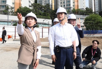 흑석 재정비촉진지구 방문한 한덕수 총리