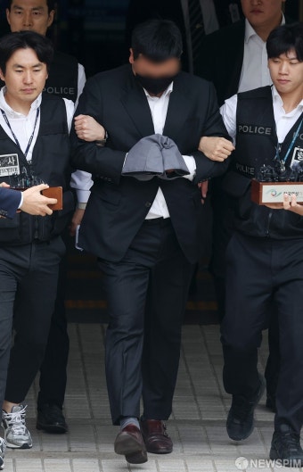 구속심사 마친 김호중 소속사 본부장