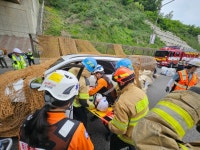 경기고속도로, 화성분기점 일대서 재난대응 안전한국훈련 실시