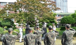해군1함대, 충혼탑·광희고서 순국선열 추모