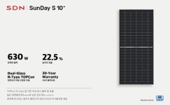 에스디엔 620W N-TYPE 태양광 모듈 Sunday S 10+ KS 인증 완료