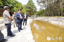 정헌율 익산시장 웅포문화체육센터·송천계곡서 현장행정