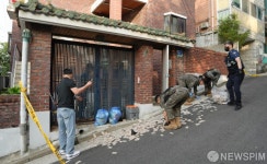 대남풍선 수거나선 군경