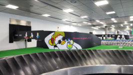 부산시·한국공항공사, 김해공항 활용 부산 도시브랜드 홍보 랩핑 선봬